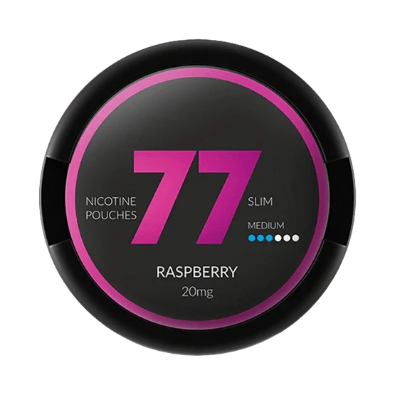 77 raspberry - 20mg/g nicotine pouches