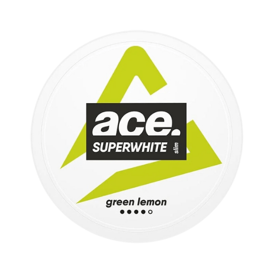 ace green lemon - 9.6mg nicotine pouches