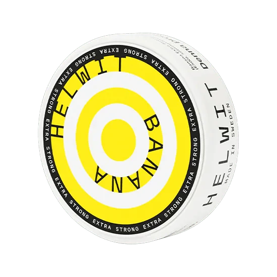 helwit banana extra strong nicotine pouch