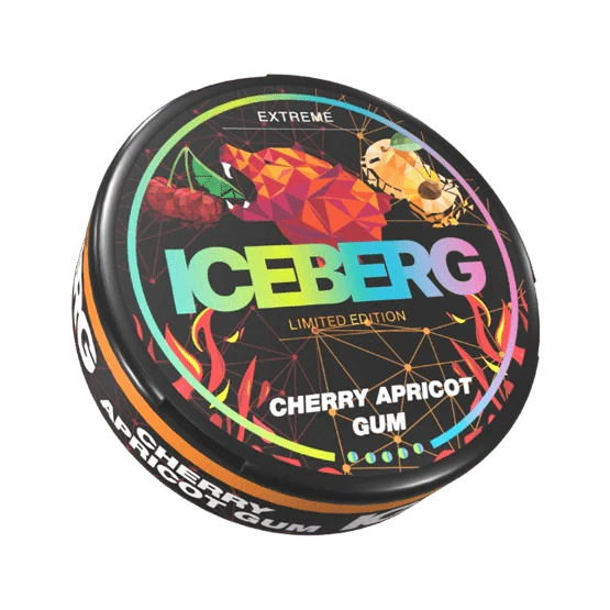 iceberg cherry apricot gum - 150mg nicotine pouches