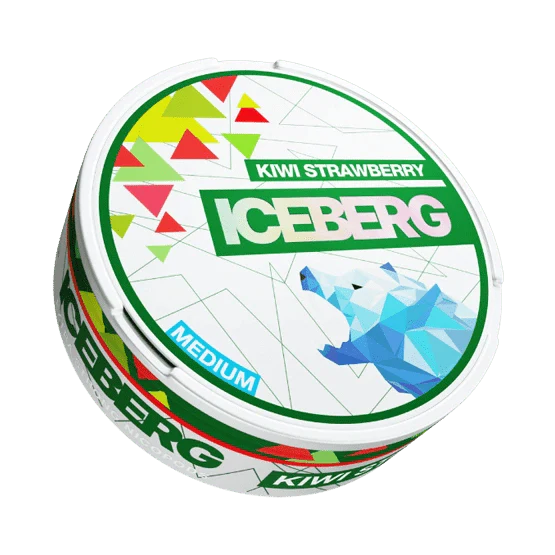 iceberg kiwi strawberry medium - 20mg nicotine pouches