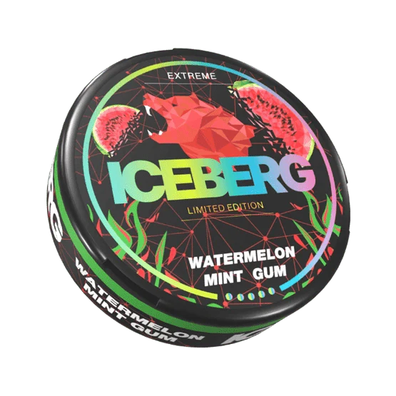iceberg watermelon mint gum - 150mg nicotine pouches