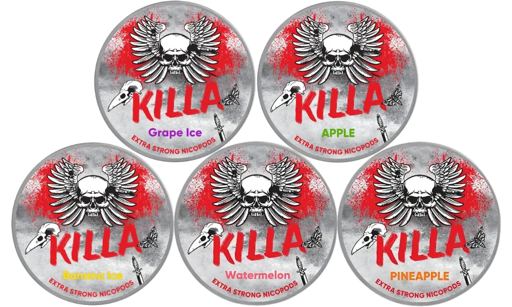 killa exotic bundle nicotine pouches