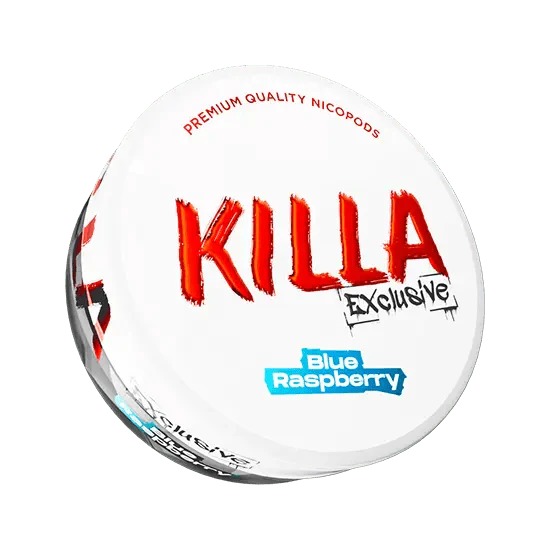 killa exclusive blue raspberry - 16.5mg/g nicotine pouches