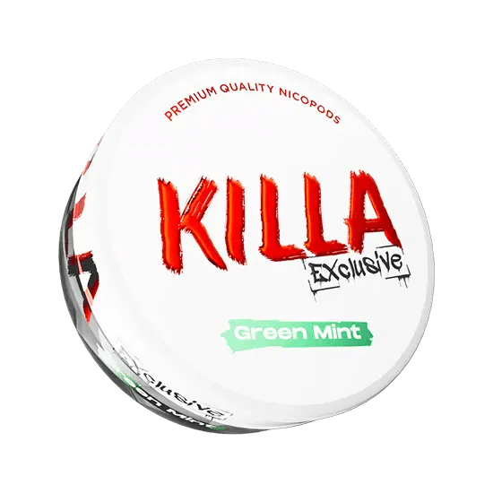 killa exclusive green mint - 16.5mg/g nicotine pouches