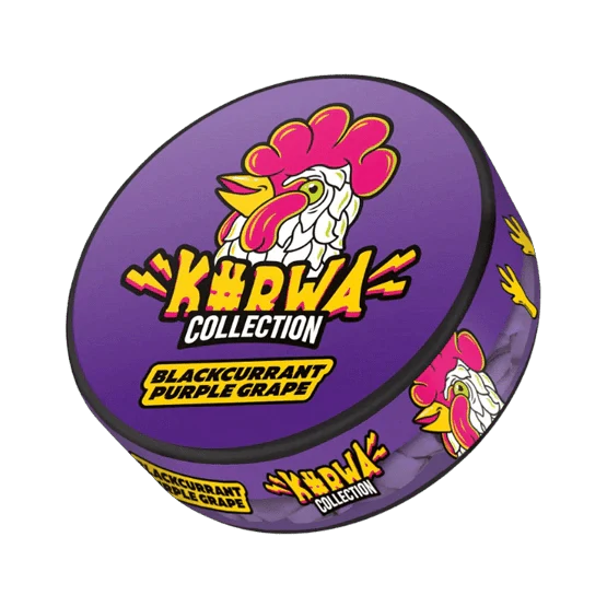 kurwa blackcurrant purple grape - 16mg/g nicotine pouches