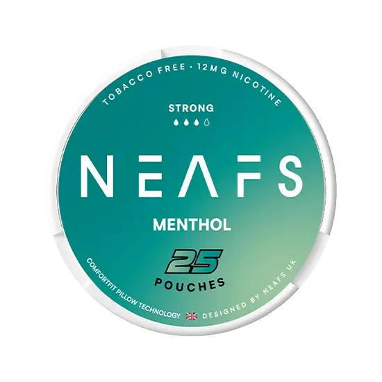 neafs mint fusion strong nicotine-free nicotine pouches