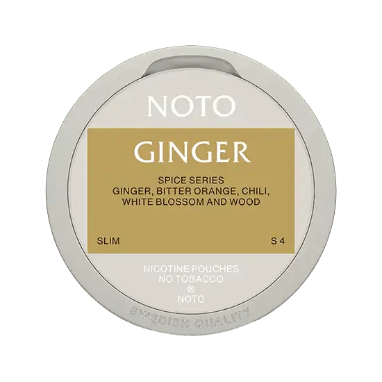 noto ginger nicotine pouches