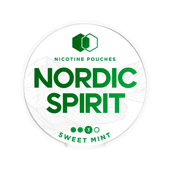 nordic spirit sweet mint strong - 14 mg nicotine pouches