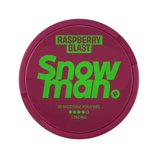 snowman raspberry blast 12mg nicotine pouches