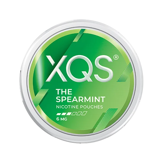 xqs spearmint (wintergreen) - 8mg (strong) nicotine pouches