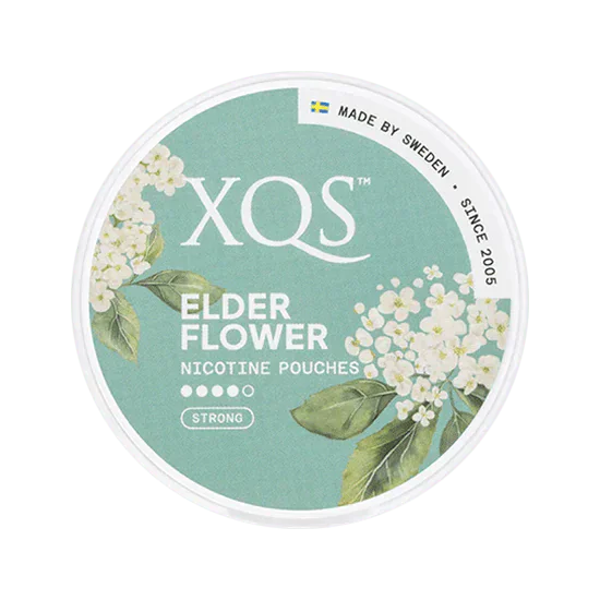 xqs elderflower 8mg strong nicotine pouches