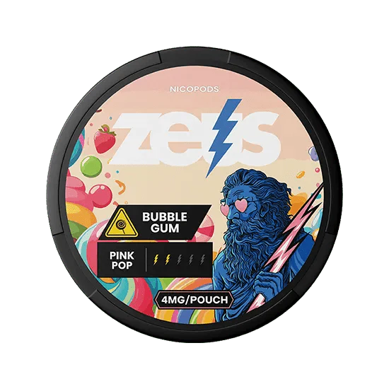 zeus bubble gum 8mg nicotine pouch