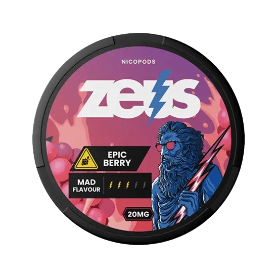 zeus epic berry 20mg nicotine pouch