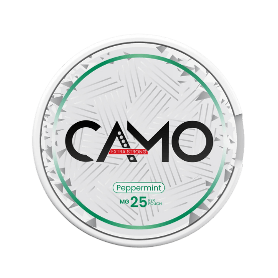 camo peppermint - 25mg nicotine pouches