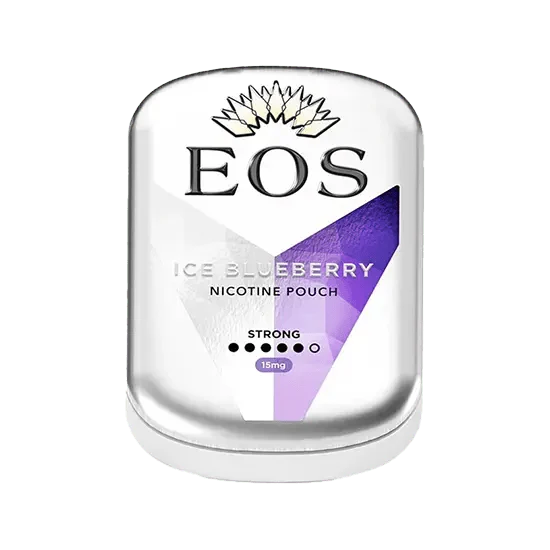 eos ice blueberry strong nicotine pouches