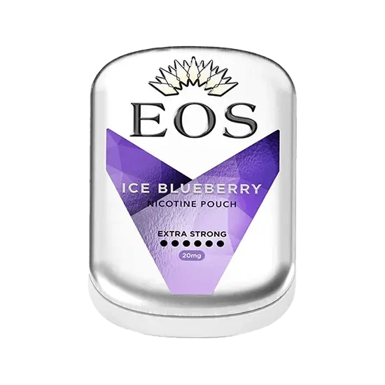 eos ice blueberry extra strong nicotine pouches