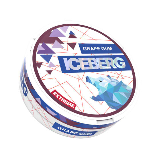 iceberg grape gum - 50mg nicotine pouches