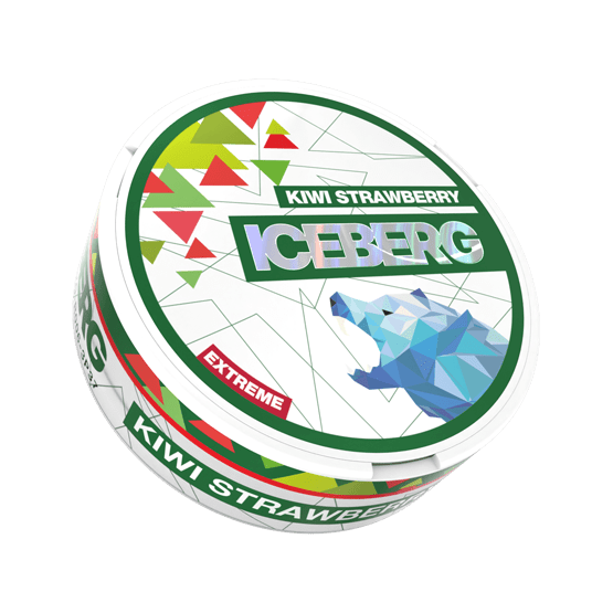 iceberg kiwi strawberry - 50mg nicotine pouches