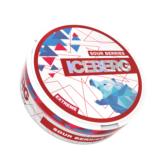 iceberg sour berries - 50mg nicotine pouches
