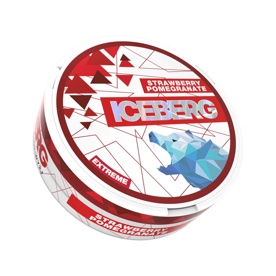 iceberg strawberry pomegranate - 50mg nicotine pouches