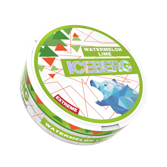 iceberg watermelon lime - 50mg nicotine pouches