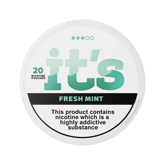 it's fresh mint 12mg nicotine pouches