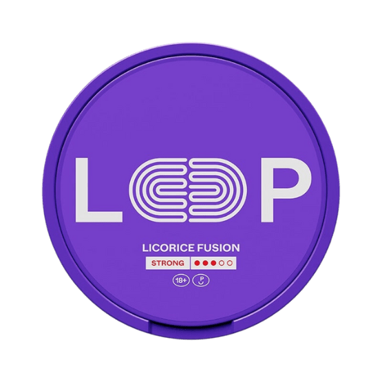 loop licorice fusion (strong) - 12.5 mg nicotine pouches