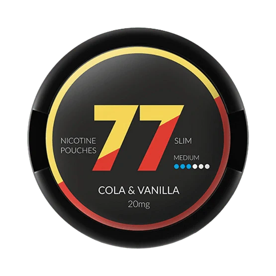 77 cola vanilla - 20mg/g nicotine pouches