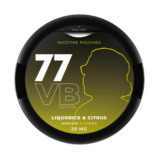 77 vb edition liquorice & citrus - 20mg/g nicotine pouches