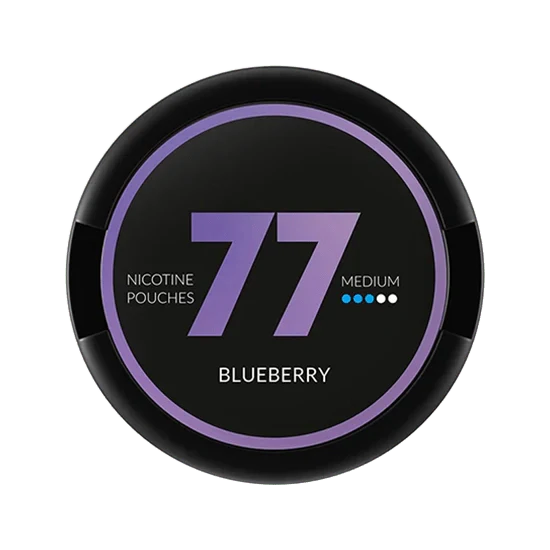 77 blueberry ice nicotine pouches