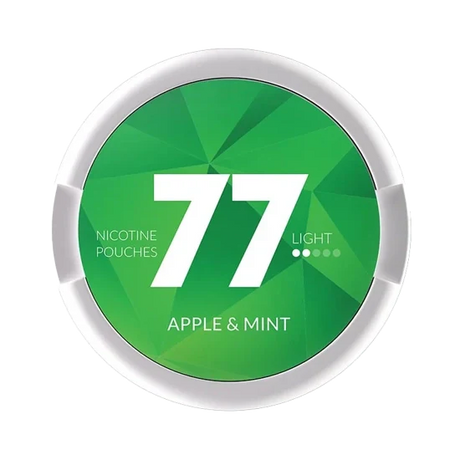 77 apple & mint light - 5.2 mg nicotine pouches