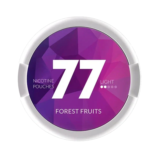 77 forest fruit light - 5.2 mg nicotine pouches