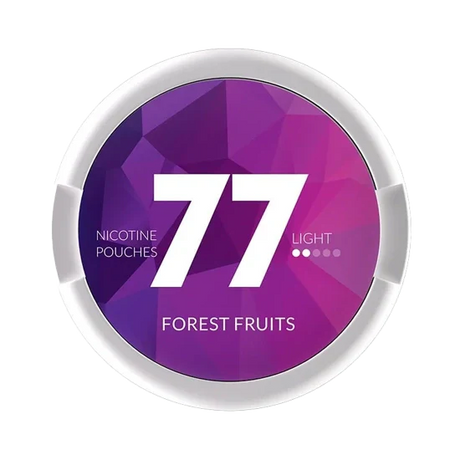 77 forest fruit light - 5.2 mg nicotine pouches