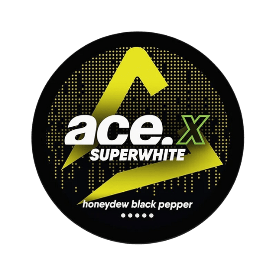 ace x honeydew black pepper - 8mg nicotine pouches