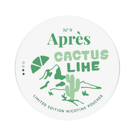 apres cactus lime - 4.4mg nicotine pouches