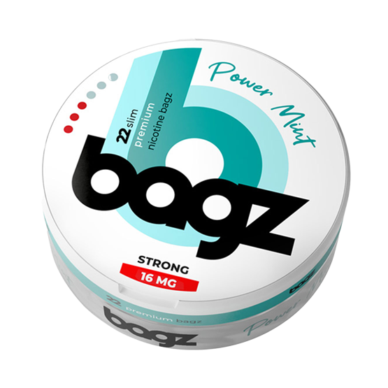 bagz power mint 16mg nicotine pouches