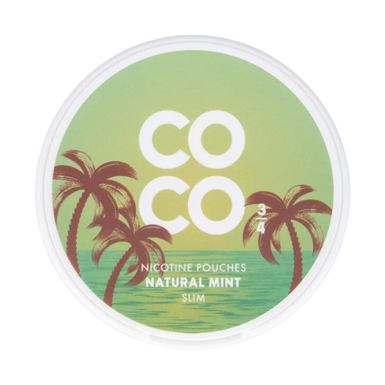 coco natural mint - 9mg nicotine pouches