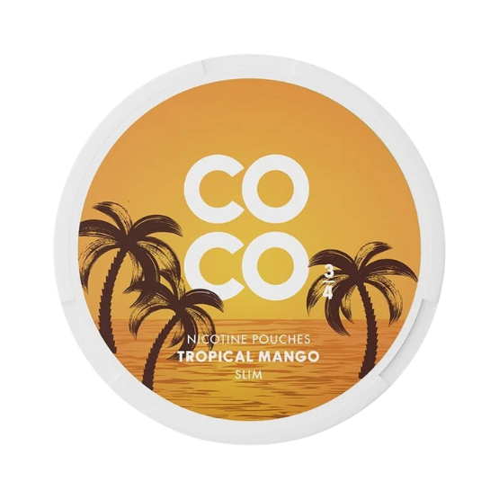 coco tropical mango - 9mg nicotine pouches