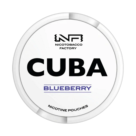 cuba blueberry - 16mg nicotine pouches