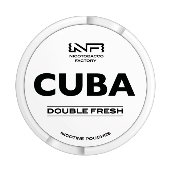 cuba double fresh - 16mg nicotine pouches