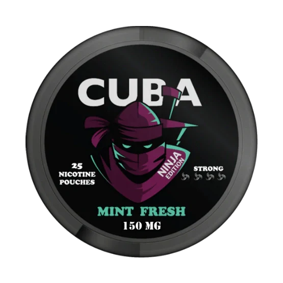 cuba mint fresh - 150mg nicotine pouches