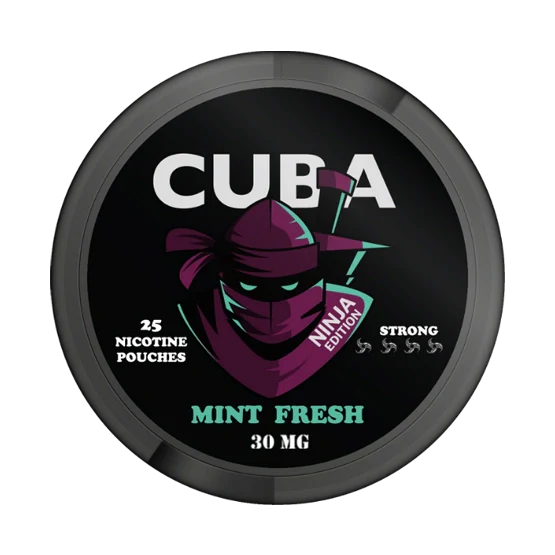 cuba mint fresh - 30mg nicotine pouches