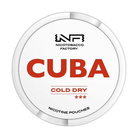 cuba cold dry - 16mg nicotine pouches