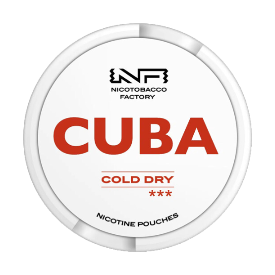 cuba cold dry - 16mg nicotine pouches