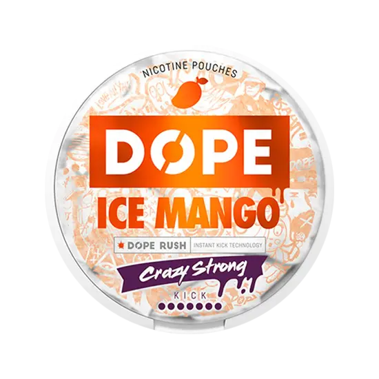 dope ice mango crazy strong nicotine pouches