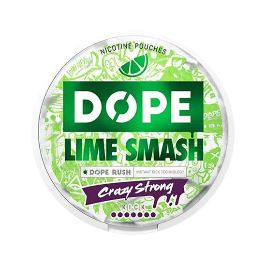 dope lime smash nicotine pouches