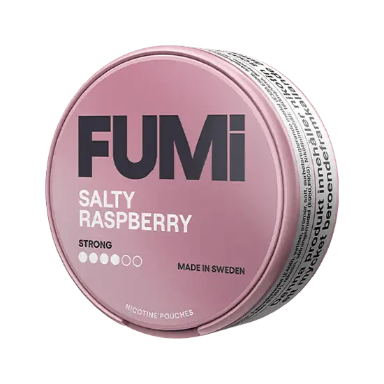 fumi salty raspberry nicotine pouches  
