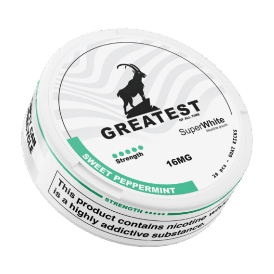 greatest sweet peppermint - 16mg nicotine pouches