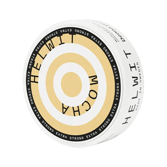 helwit mocha extra strong nicotine pouch  